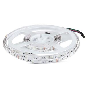 Banda LED 24VSMD5050 RGB 60LED/M IP20 10M V-TAC SKU-212592
