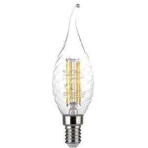 Bec E14 cu filament LED 4W 6500K model spirala V-TAC SKU-214308