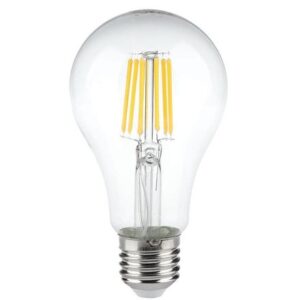 Bec LED A60 E27 10W cu filament 3000K alb cald V-TAC SKU-214410