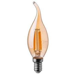 Bec LED E14 4W cu filament 2200K alb cald V-TAC SKU-217114