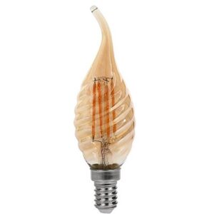 Bec LED E14 4W cu filament 2200K alb cald V-TAC SKU-217116