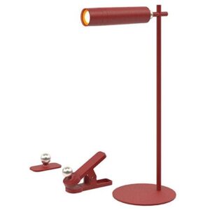 Lampa birou magnetic 3W 4000K - rosu V-TAC SKU-23043