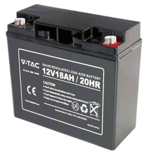 Acumulator gel plumb 12V 18AH 180X77X167MM V-TAC SKU-23453