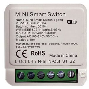 Mini intrerupator smart max 150W V-TAC SKU-23604