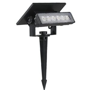 Lampa LED solara 0.9W 3000K 2IN1 montaj perete + tarus gradina IP65 V-TAC SKU-23757