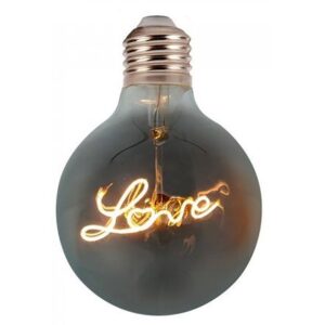 Bec LED G125 E27 5W cu filament 2200K alb cald model love V-TAC SKU-2700