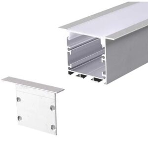 Profil aluminiu pentru banda LED 2M 50MM x 35MM alb V-TAC SKU-2871