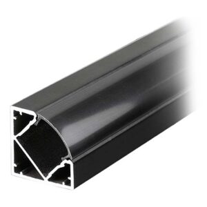 Profil aluminiu pentru banda LED 2M 19MM x 19MM - negru V-TAC SKU-2877