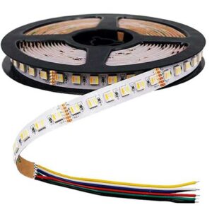 Banda LED 24V SMD5050 24W/M 120LED/M 3IN1 IP20 5M V-TAC SKU-2895