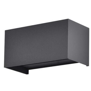 Corp iluminat perete IP65 24W 3000K - negru V-TAC SKU-2977