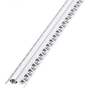 Profil aluminiu pentru banda LED montaj rigips colt exterior 2M mat V-TAC SKU-3361