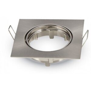 Corp spot GU10 crom patrat unghi reglabil V-TAC SKU-3592