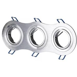 Corp spot 3XGU10 aluminiu unghi reglabil V-TAC SKU-3604