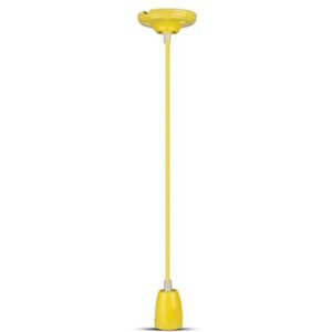 Pendul tavan portelan soclu E27 - galben V-TAC SKU-3809