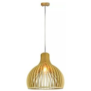 Pendul tavan din lemn E27 max 60W D35 x 45CM V-TAC SKU-40501