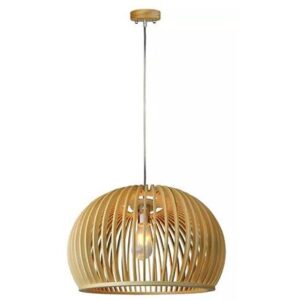 Pendul tavan din lemn E27 max 60W D45 x 28CM V-TAC SKU-40541