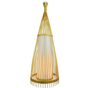 Lampa podea din rattan soclu E27 150CM V-TAC SKU-40561
