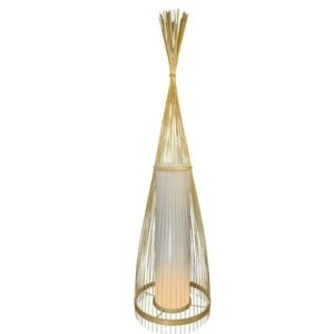 Lampa podea din rattan soclu E27 100CM V-TAC SKU-40571