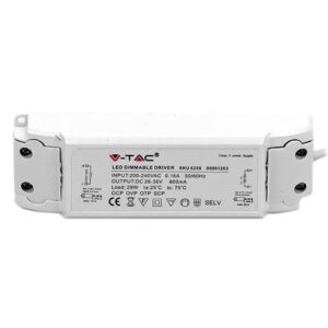 Driver pentru panou LED 29W A++ V-TAC SKU-6259
