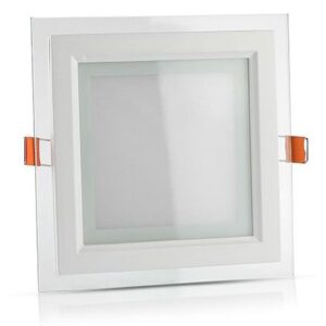 Panou LED 12W rama sticla 4000K alb neutru V-TAC SKU-6278