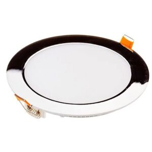 Panou LED slim rotund 18W 6400K - crom V-TAC SKU-6348