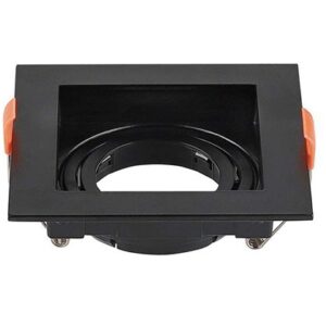 Corp spot GU10 unghi reglabil - negru V-TAC SKU-6657