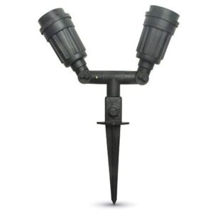 Corp iluminat gradina cu soclu E27 x 2 IP44 V-TAC SKU-7045