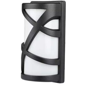 Corp iluminat gradina prindere perete soclu E27 - negru mat V-TAC SKU-7064