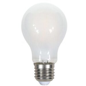 Bec LED A60 E27 5W cu filament 6400K alb rece sticla mata V-TAC SKU-7180