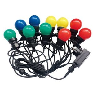 Sir iluminat festiv IP44 5M 0.5W x 10 rgby V-TAC SKU-7435