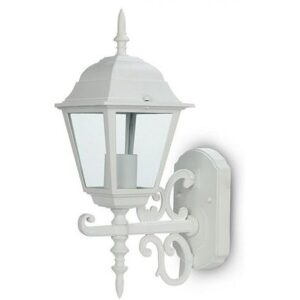 Corp iluminat montaj perete E27 IP44 - alb mat V-TAC SKU-7520