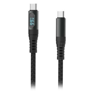 Cablu tip c - tip c 1M cu afisaj V-TAC SKU-7746