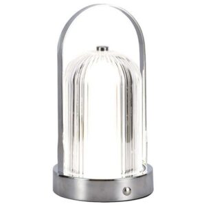 Lampa birou 3IN1 cu acumulator 1800MAH - crome V-TAC SKU-7990