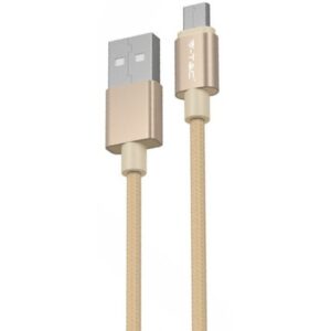 Cablu micro USB 1M platinum editon - auriu V-TAC SKU-8490