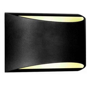 Lampa de perete LED 10W IP54 4000K alb neutru - negru V-TAC SKU-8684