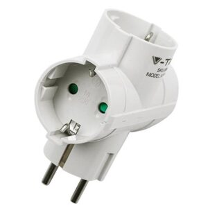 Adaptor 3 prize 3X16A max 3680W V-TAC SKU-8786
