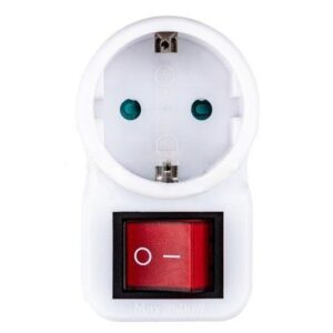 Adaptor cu intrerupator 16A max 3500W V-TAC SKU-8841