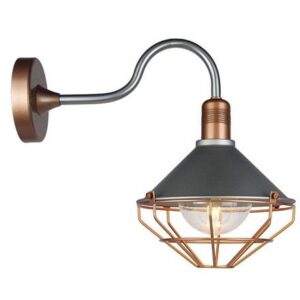 Lampa montaj perete soclu E27 IP65 - ROSE/GOLD V-TAC SKU-8973