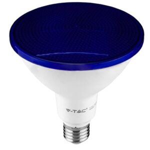 Bec LED PAR38 E27 17W IP65 - albastru V-TAC SKU-92066