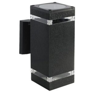 Lampa perete soclu E27 IP44 - negru V-TAC SKU-93574