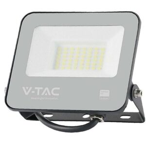 Reflector LED SMD 30W 185LM/W 6500K IP65 cip Samsung - NEGRU/GRI V-TAC SKU-9891