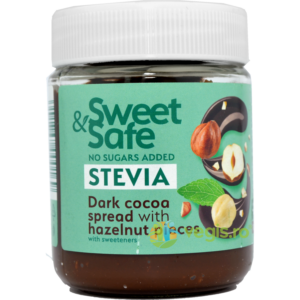 Sweet&Safe Crema Intensa de Cacao cu Alune si Stevie 220g