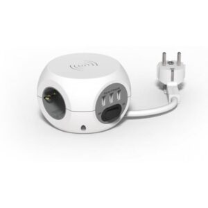 Priza cub wireless+3P+3USB 3m, 3x1.5 mm2 Strohm SM-MCUB-027W-3M
