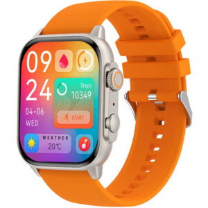 SmartWatch cu Apel Bluetooth, Tensiune arteriala, Ritm cardiac, Nivel Oxigen, Nivel stres, Ciclu menstrual, Afisare vreme, Calendar, Calculator S855