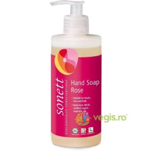 Sapun Lichid Trandafiri Bio 300ml