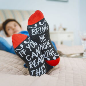 Sosete Amuzante Bring Me Wine, Unisex, Marime 37-43