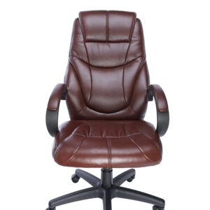 Scaun office Spacer imitatie piele, SP-OC-BR168