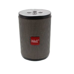 Boxa portabila Well Peal, Bluetooth, 5W, gri