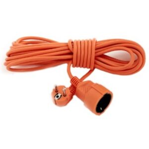 Cordon prelungitor Starke ST00415, cu fisa si priza tip Schuko 3m 3x1.5mm portocaliu