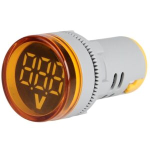 Voltmetru digital cu LED si afisaj luminos Indicator de tensiune AC 60-500V, GALBEN SINOTIMER ST16V-03